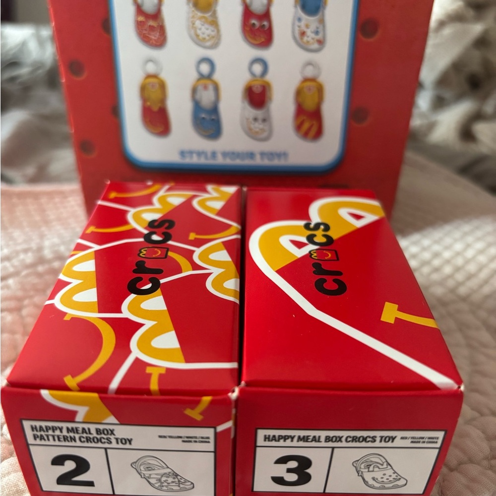 McDonald’s Crocs Happy Meal Box Toy Set